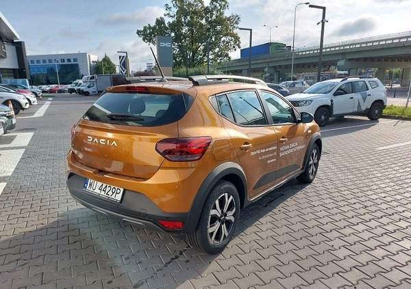 Dacia Sandero cena 76650 przebieg: 1000, rok produkcji 2022 z Jutrosin małe 67
